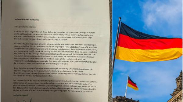 Un român din Germania a fost dat afară din cauza unor postări pe Facebook. Ce a scris pe contul personal (DOCUMENT)
