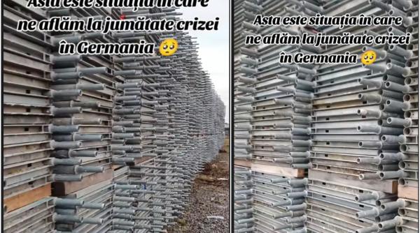 Criză în Germania. Un român a filmat în curtea firmei la care lucrează de 12 ani: "Niciodată n-a fost așa" - VIDEO