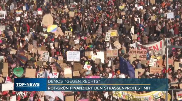 Proteste în Germania. Oamenii au ieșit în stradă împotriva extremei drepte 