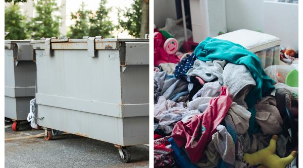 Ce a pățit o "afaceristă" de 78 de ani care a vrut să scoată hainele uzate din coșul de deșeuri din Germania