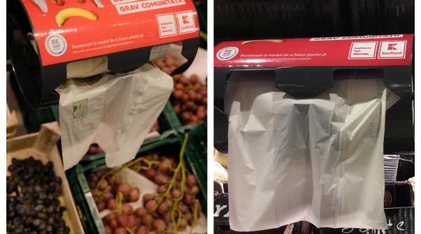 Se scumpesc pungile din supermarketuri. Schimbare drastică, nu vor mai fi atât de ieftine