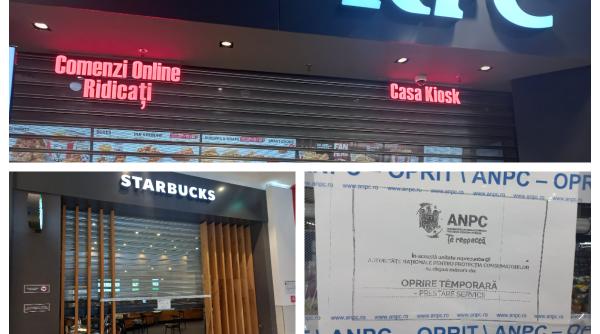 Piedone a închis 45 de magazine și fast-food-uri din Mall Băneasca: KFC, Carrefour, Starbucks și altele 