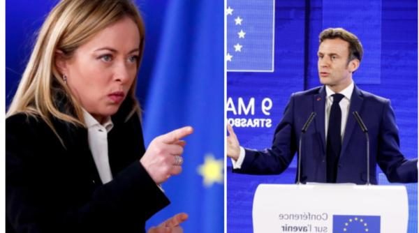 Meloni și Macron nu se înțeleg cu privire la trimiterea de trupe europene în Ucraina. Italia respinge planul Franței