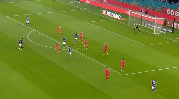 FCSB - Lyon, rezultat final în Europa League. Patru goluri înscrise 