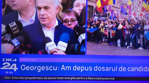 Călin Georgescu și-a depus candidatura și a amenințat la BEC: "Am un singur mesaj"