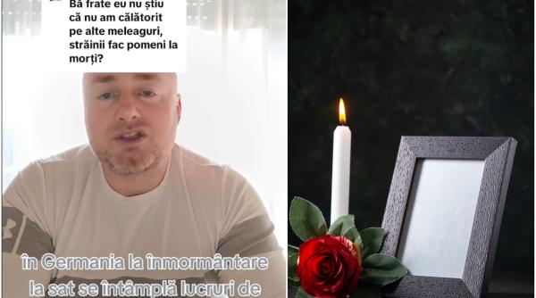 Un român spune câți bani se lasă la o înmormântare în Germania. "E destul de scump. E un gest frumos" - VIDEO