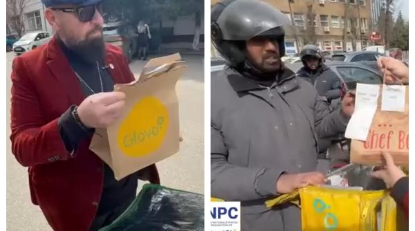 Ce a descoperit Piedone după ce a oprit curierii de mâncare în trafic: "Clienții plătesc pentru asta?"
