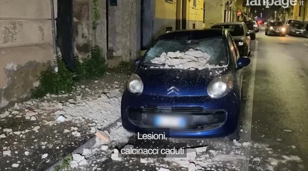 Cutremur puternic în Italia: o persoană rănită, zeci de intervenții ale pompierilor