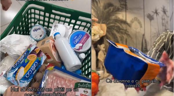 Ce cumperi de la supermarket, în Spania, cu 60 de euro? "E mai ieftin ca la Cluj" - VIDEO