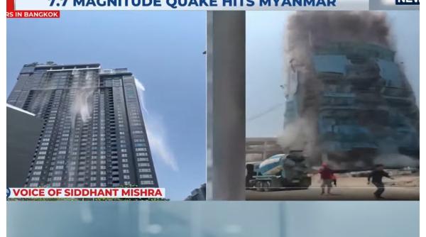 Cutremur de 7.7 grade pe scara Richter, resimțit în Thailanda. Au căzut clădiri, panică în toată țara