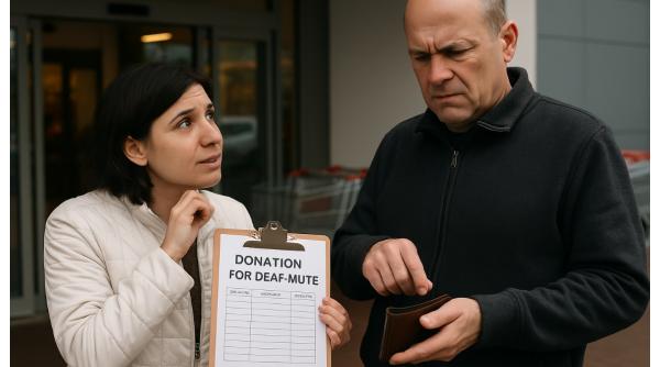 Români care se dădeau surdo-muți au cerut bani unui polițist german. Au încercat metoda „clipboard”, care face ravagii în toată Europa