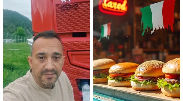 Șofer român de TIR, surprins de cât i s-a cerut pe un sandwich în Italia. "Nu era așa scumpă țara asta, ce se întâmplă?"