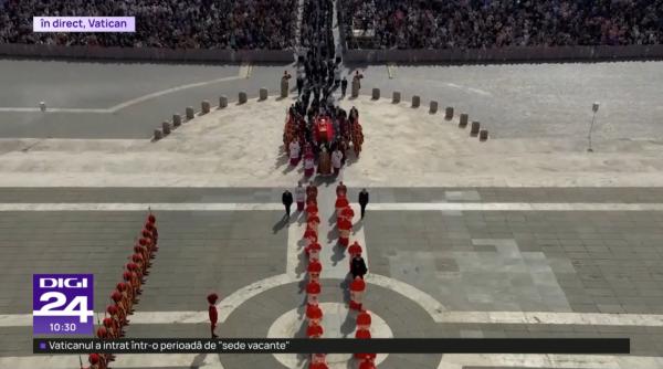 Cine este singurul român care a însoțit catafalcul Papei Francisc în bazilica Sfântul Petru 