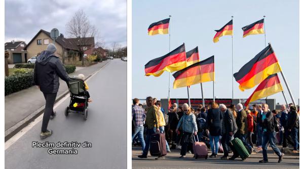 O familie de români pleacă dezamăgită din Germania: "Nu-i vom înțelege niciodată, deși copilul s-a născut aici"