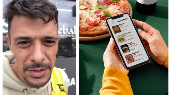 Suma uriașă pe care o câștigă un livrator de mâncare în Timișoara: "Lucrez 12 ore pe zi, iar vineri mai puțin"