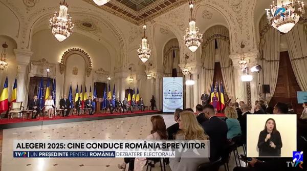 Dezbatere prezidențiale TVR. Principalele declarații ale candidaților cu șanse 