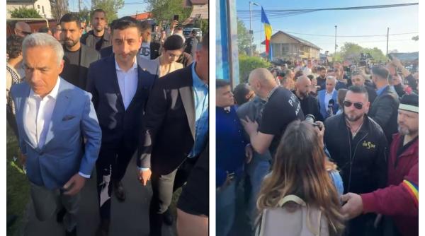 Călin Georgescu și George Simion au votat împreună. Georgescu a făcut declarații după o lungă tăcere