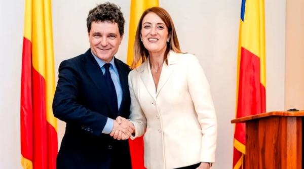 Preşedinta Parlamentului European, mesaj după întâlnirea informală cu Nicuşor Dan