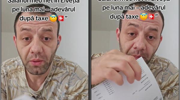 Cât câștigă un român în Elveția, după ce i se scad taxele. A pus fluturașul pe net