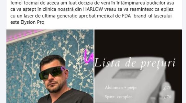 Epilare cu laser pentru bărbați – un român deschide primul salon dedicat exclusiv bărbaților