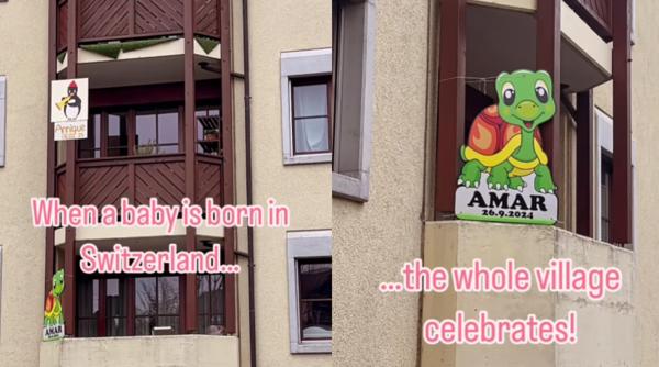Ce fac elvețienii când se naște un copil? Tradiția veche surprinde turiștii