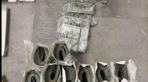 Captură la vamă: 580.000 de dolari, descoperiţi în bagajele unui ucrainean care intra în România