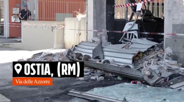 Explozie în Roma: o sală de sport a fost aruncată în aer. Poliția cercetează legături cu mafia