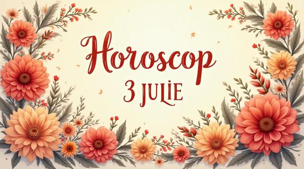 Horoscop 3 iulie 2025. Zodiile între destin și revelație, într-o zi care aduce răsturnări interioare și revelații neașteptate