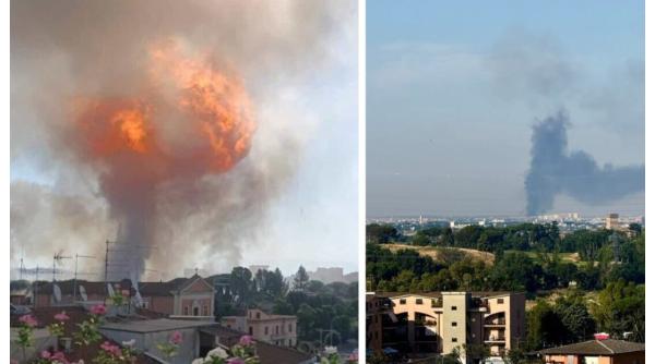 Explozie uriașă la Roma. Tot orașul a fost zguduit de deflagrație