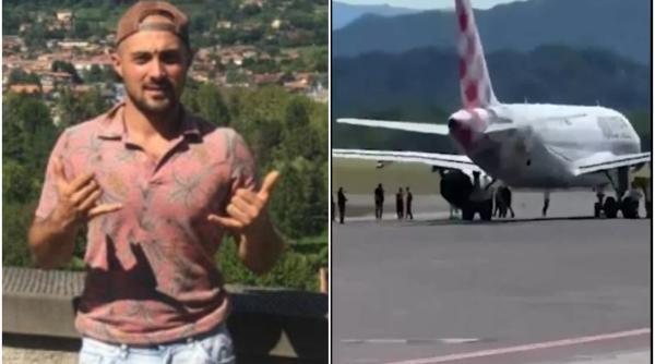 Cine e bărbatul aspirat în motorul unui avion în Italia și cum a ajuns pe pista aeroportului