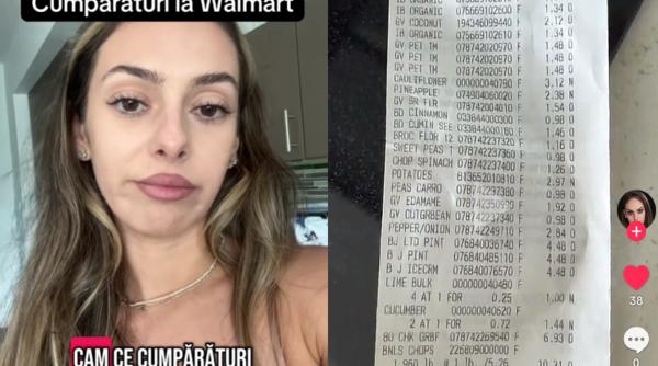 Cât a plătit o româncă pe un coș de cumpărături pentru o săptămână în America. Prețuri mai bune decât în România?
