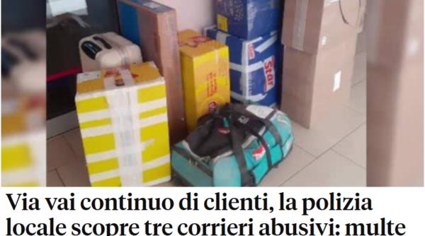 Poliția italiană a confiscat toate coletele transportate de un român spre țară. Amenzi de 12.000 de euro