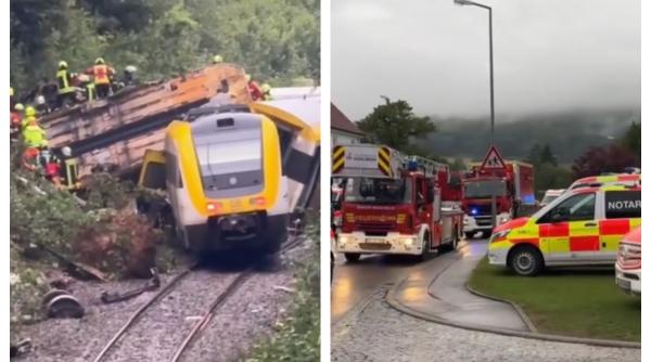 Mai mulți morți și zeci de răniți după ce un tren a deraiat în Germania, în apropiere de granița cu Franța