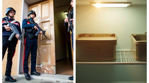 Român, arestat în Italia, pentru "două cutii" pe care le avea în congelator 