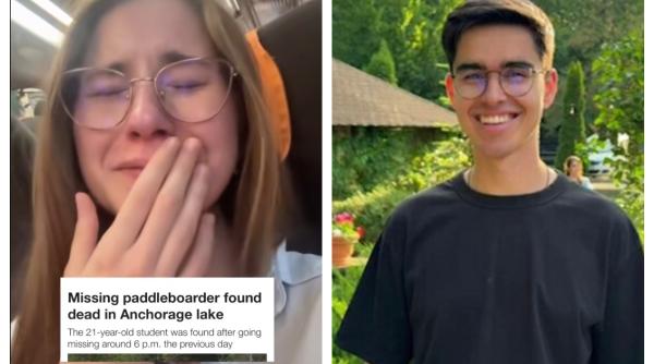 Sora studentului român, găsit înecat în Alaska, cere ajutor și povestește îndurerată cum a primit vestea 