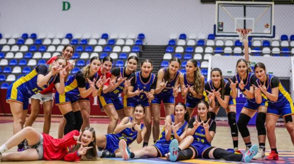 Naționala U16 feminin a României, locul 9 la Eurobasket după victoria cu Ungaria