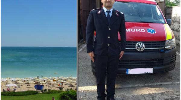 Un pompier român aflat în concediu a salvat un bărbat de la înec pe o plajă din Bulgaria