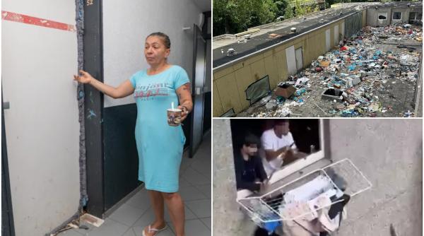Blocul din Germania locuit de români în care nici curierii nu mai intră: chiriașii "pescuiesc" șobolani direct pe geamul bucătăriei
