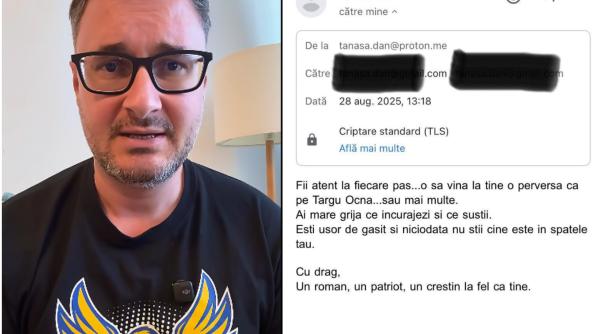 Deputatul AUR Dan Tănasă și-a trimis singur un email de amenințare apoi s-a plâns pe Internet că e amenințat - FOTO