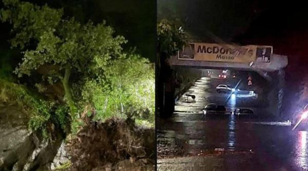 Italia, sub coduri de vreme severă: tornadă în Toscana, alunecări de teren în Trentino și furtuni violente la Roma