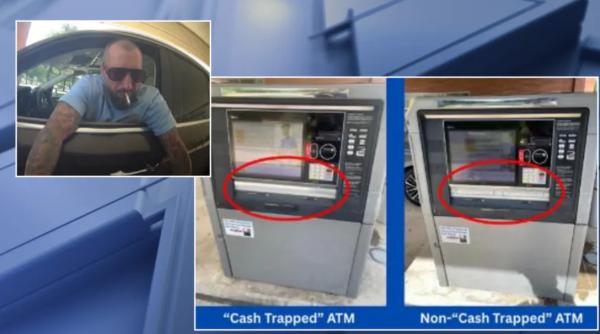 Metoda prin care un român fura bani din bancomate în SUA. Polițist american: "În 32 de ani de meserie, nu am văzut așa ceva" 