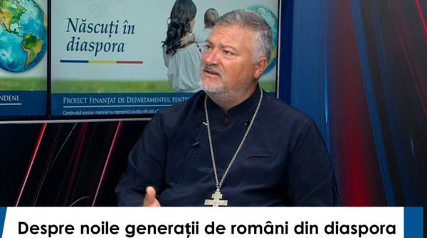Preotul Gabriel Cazacu, parohul Bisericii Cașin, invitat la Născuți în diaspora / VIDEO