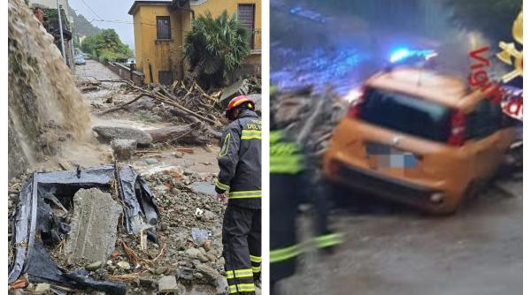 Inundații în Italia. Milano sub ape, drumuri blocate. Alertă în peninsulă 