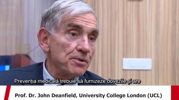 John Deanfield explică de ce “nu ai voie” nu ne scapă de bolile cardiovasculare: Prevenția, un “cont de economii” cu dobândă