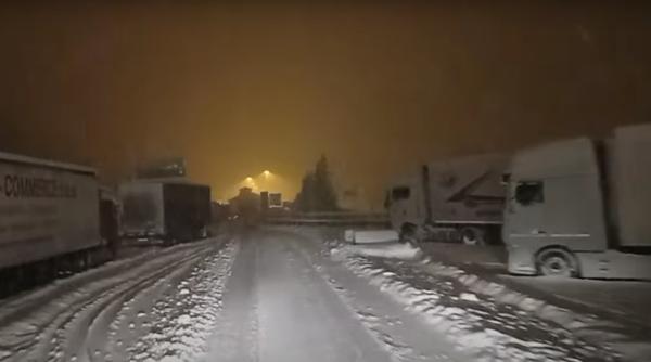 Ninge abundent într-o regiune din România. S-a depus zăpadă