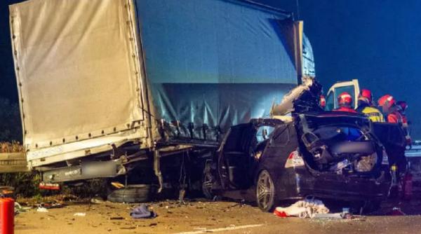 Tragedie pe A14, în Germania: un tânăr a murit după ce a intrat cu BMW-ul sub camionul unui român