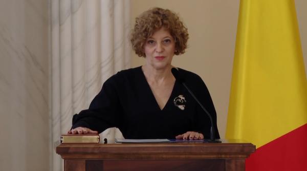 Oana Gheorghiu, numită vicepremier de preşedintele Nicuşor Dan, a depus jurământul la Palatul Cotroceni