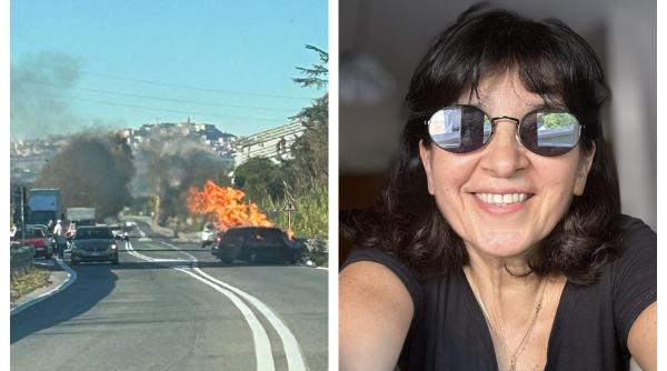 Româncă moartă în Italia, în accident. Nicoleta nu a avut nici o șansă, după ce mașina i-a luat foc