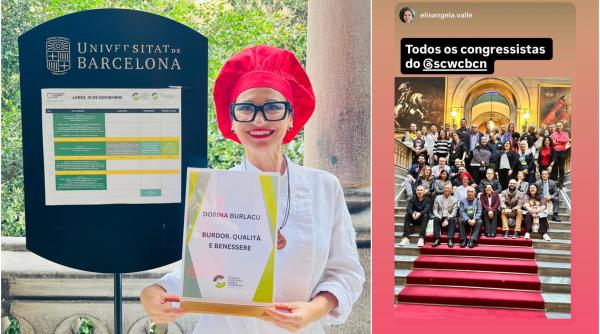 Mândrie românească. Chef Dorina Burlacu, prezentă pentru al treilea an la Science & Cooking World Congress Barcelona 2025