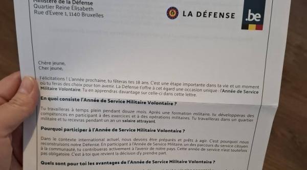 "Azi voluntar, mâine obligatoriu!". Românii din Belgia sunt speriați, după ce copiii lor de 17 ani au primit scrisori de invitație în armată - FOTO